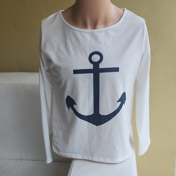 CBR White and Blue Graphic Long Sleeve Tee - Picture 3 of 7